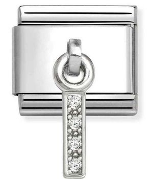 Charms NOMINATION wisząca literka ,,I'' z cyrkoniami 1.jpg